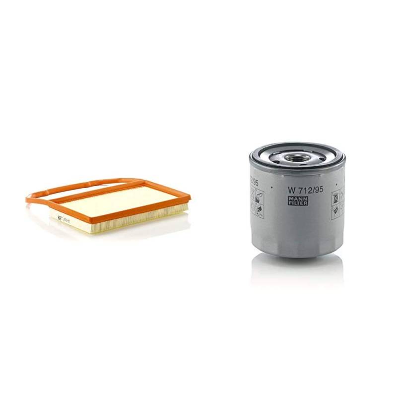 Original MANN-FILTER Luftfilter C 29 015 – Für PKW & Ölfilter W 712/95 – Für PKW von MANN-FILTER