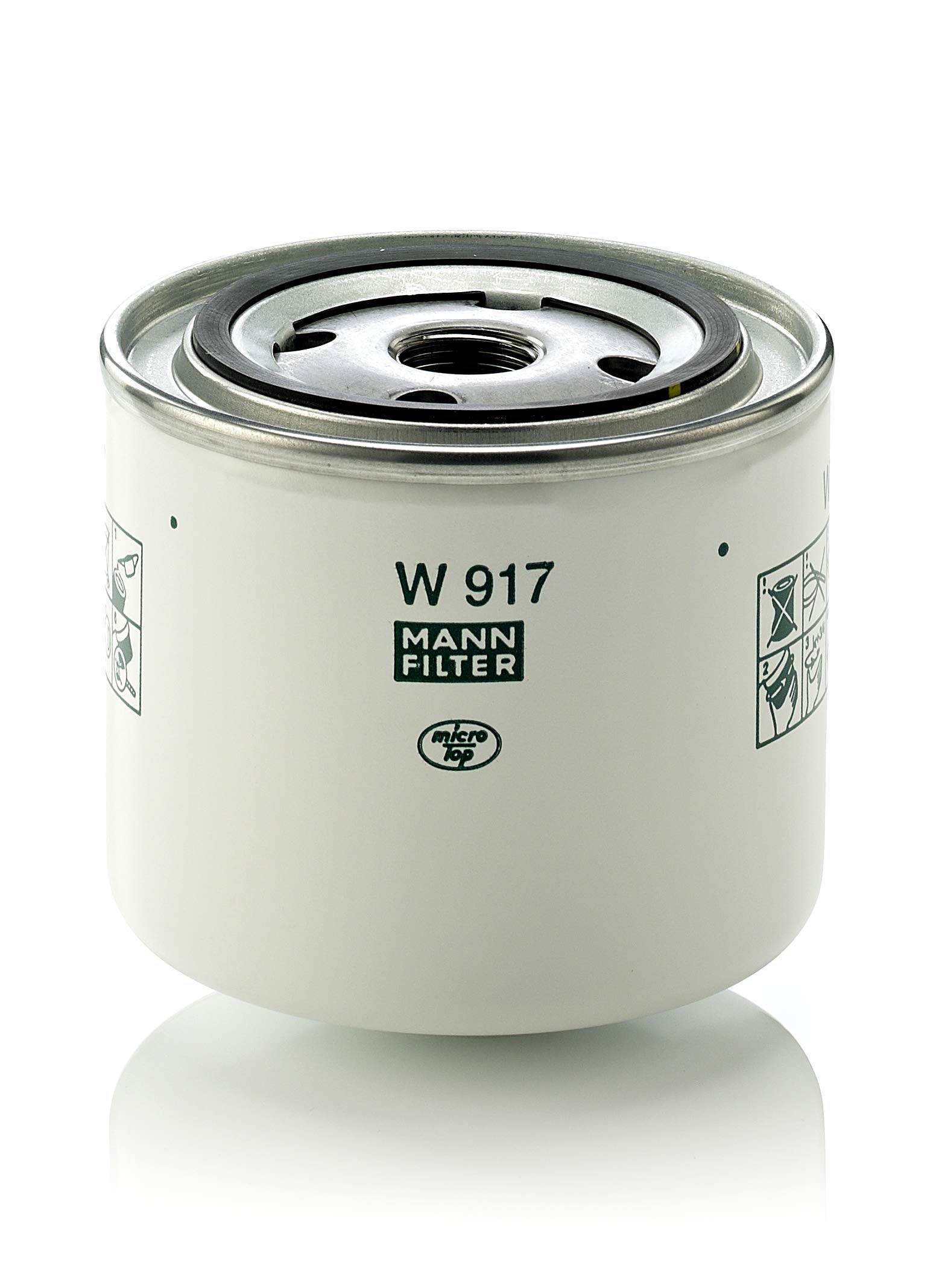 MANN-FILTER W 917 Ölfilter – Hydraulikfilter geeignet für Automatikgetriebe – Für LKW, Busse und Nutzfahrzeuge von MANN-FILTER