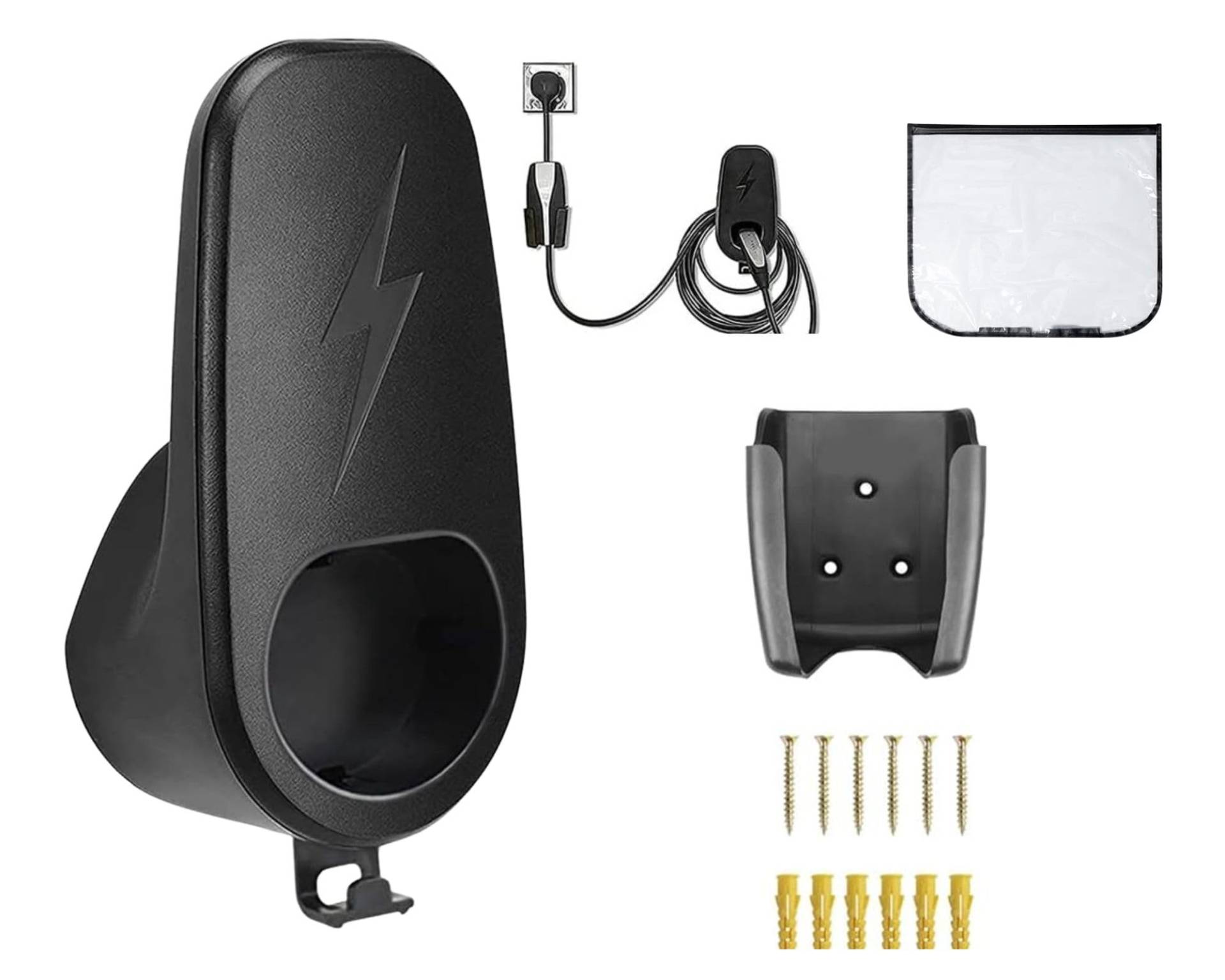Wallbox Ladegerät, Organizer für Ladekabel Typ 2, EV KFZ-Halterung, Wallbox Wandhalterung für Motor, für Tesla Model 3/S/Y/X, europäische Normen und Regenschutz Wallbox Ladegerät, Organizer für Ladekabel Typ 2, EV KFZ-Halterung, Wallbox Wandhalterung für Motor, für Tesla Model 3/S/Y/X, europäische Normen und Regenschutz von Manori Market