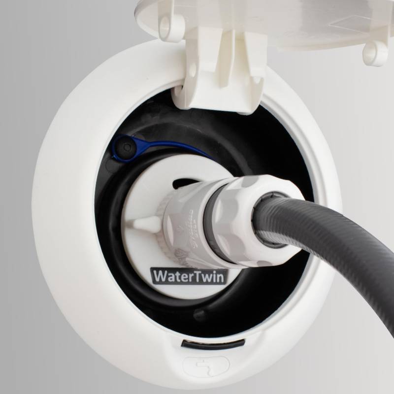 Wohnmobil Wassertankdeckel Tankdeckel Wassertankadapter mit Gardena Anschluss für Forster, Roller Team, Miller, Laika, Mobilvetta (Typ 2-Pin D:78) von Manufaktur3D
