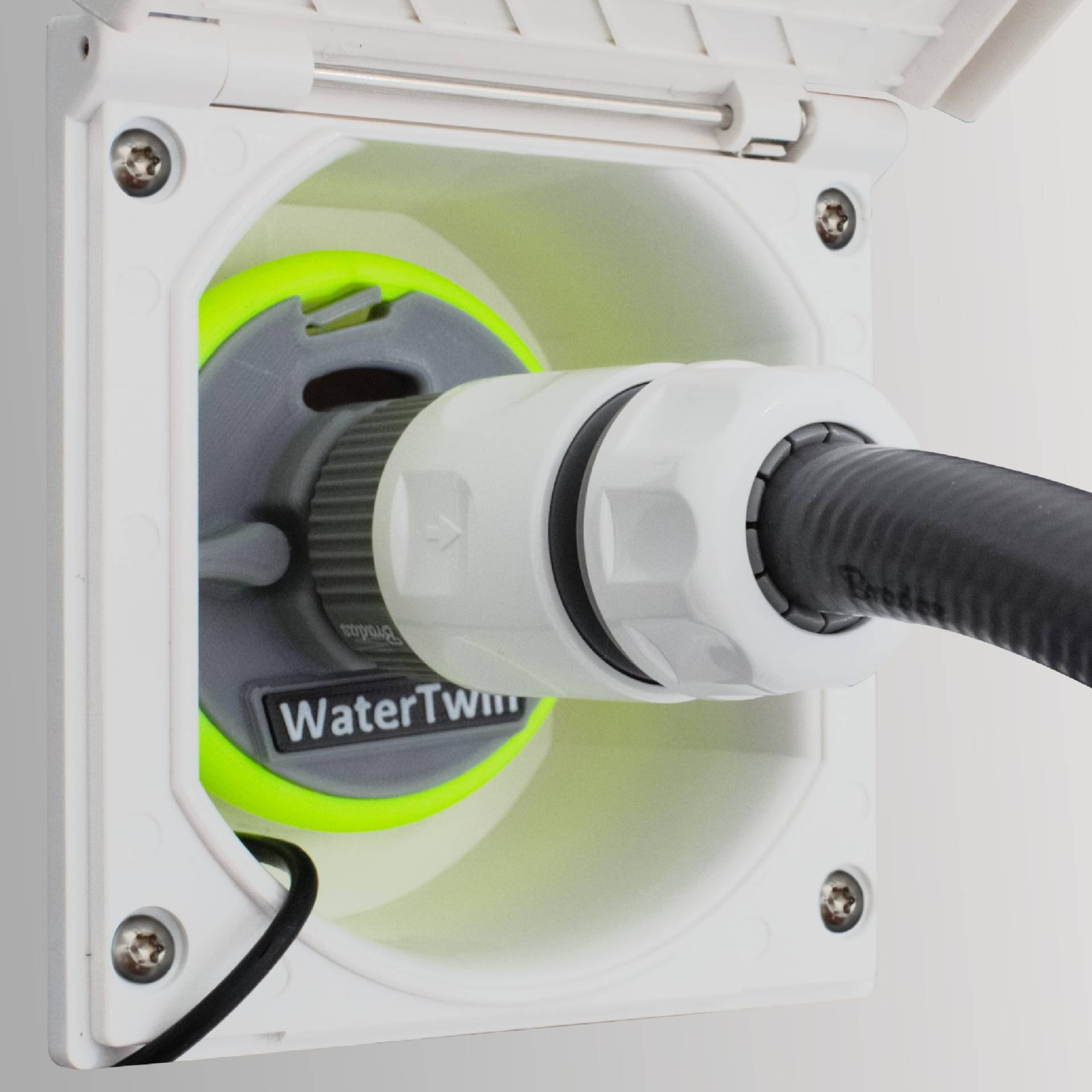 Wohnmobil Wassertankdeckel Tankdeckel Wassertankadapter mit Gardena Anschluss für neuere Dethleffs XLi, ALPA, TREND, PULSE Modelle (Typ 3-Pin D:68) von Manufaktur3D
