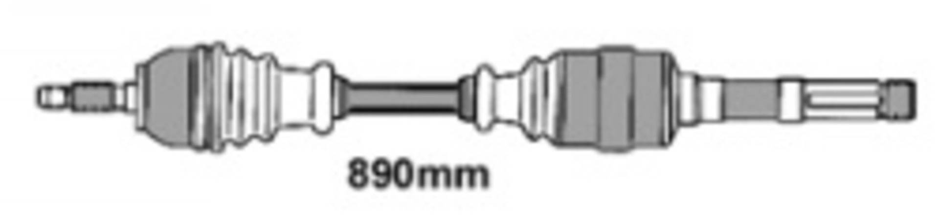 Mapco 16350 Gelenkwelle Vorderachse rechts von Mapco