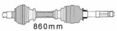 MAPCO 16409 Antriebswelle MAPCO 16409 Antriebswelle von Mapco