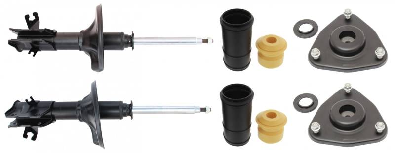 MAPCO 40937 Stoßdämpfer 2 Stück mit Federbeinlager mit Staubschutzsatz VA von Mapco
