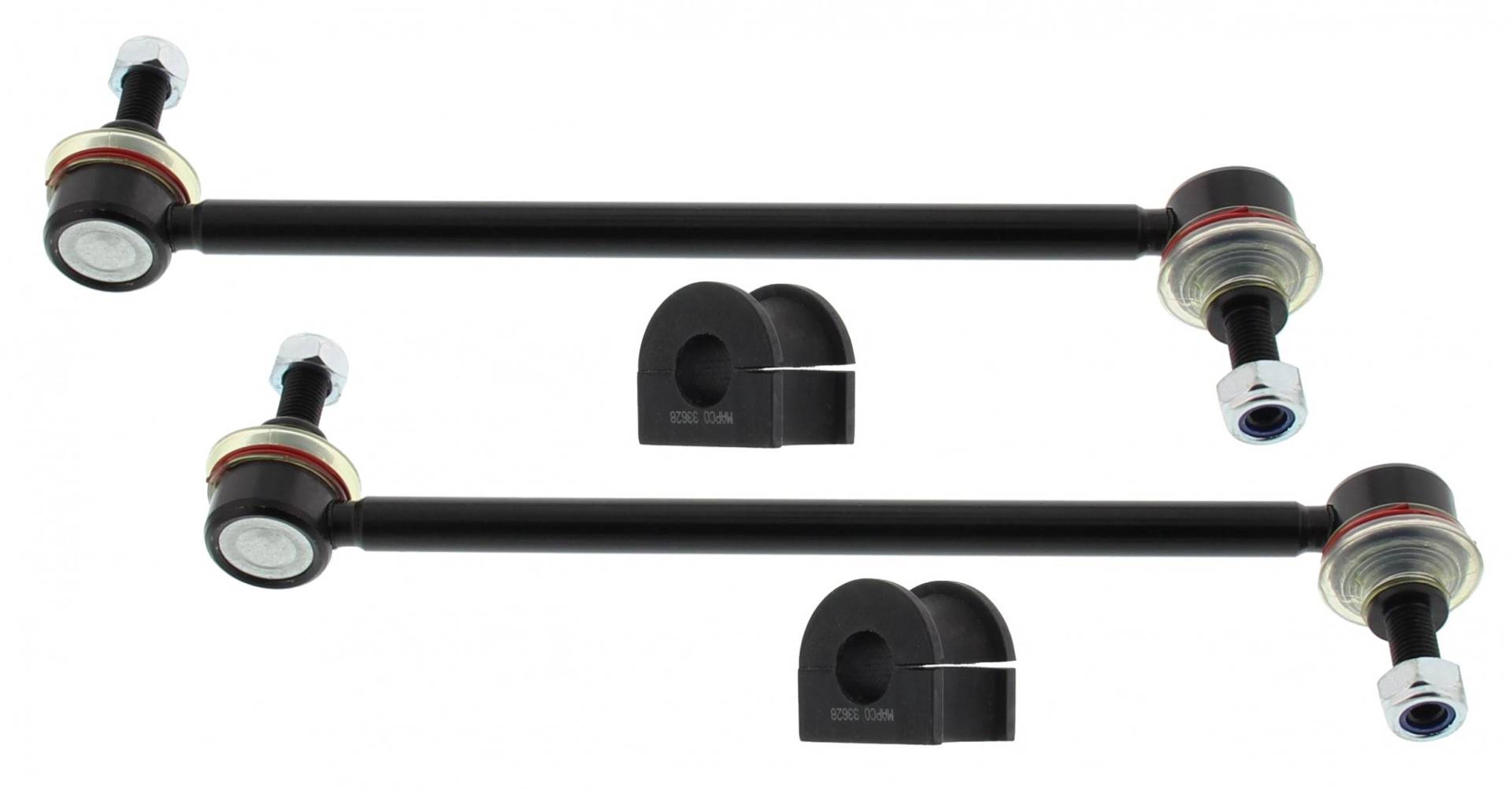 Mapco 53628 Koppelstangen VA 2 Stück und Stabibuchsen 2 Stück Ø innen 16 mm Mapco 53628 Koppelstangen VA 2 Stück und Stabibuchsen 2 Stück Ø innen 16 mm von Mapco