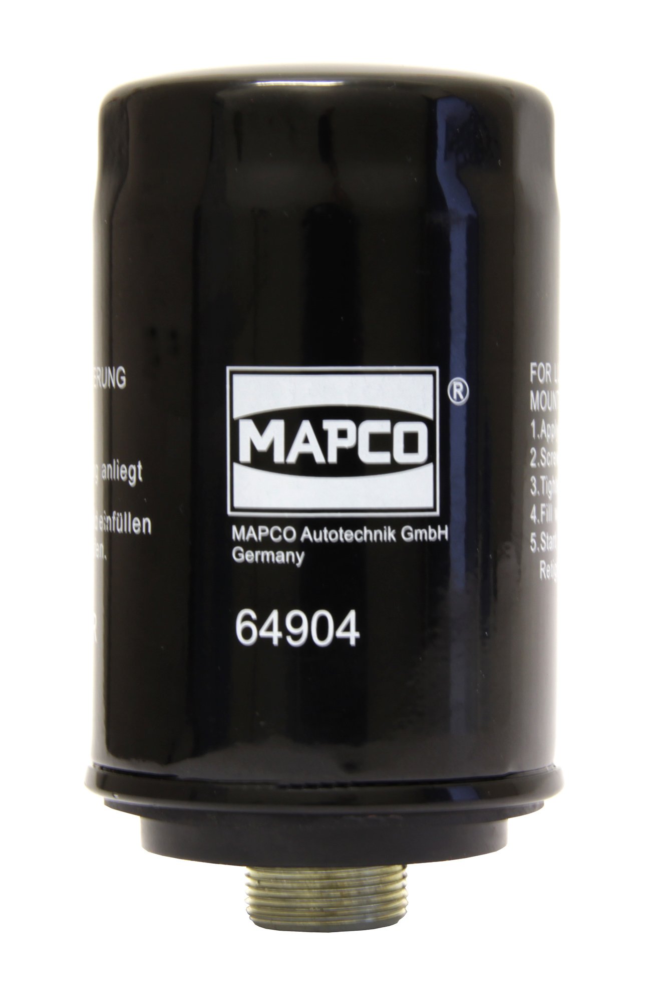 Mapco 64904 Ölfilter Anschraubfilter nur für Motorkennbuchstabe CAWB CBFA CCTA Mapco 64904 Ölfilter Anschraubfilter nur für Motorkennbuchstabe CAWB CBFA CCTA von Mapco