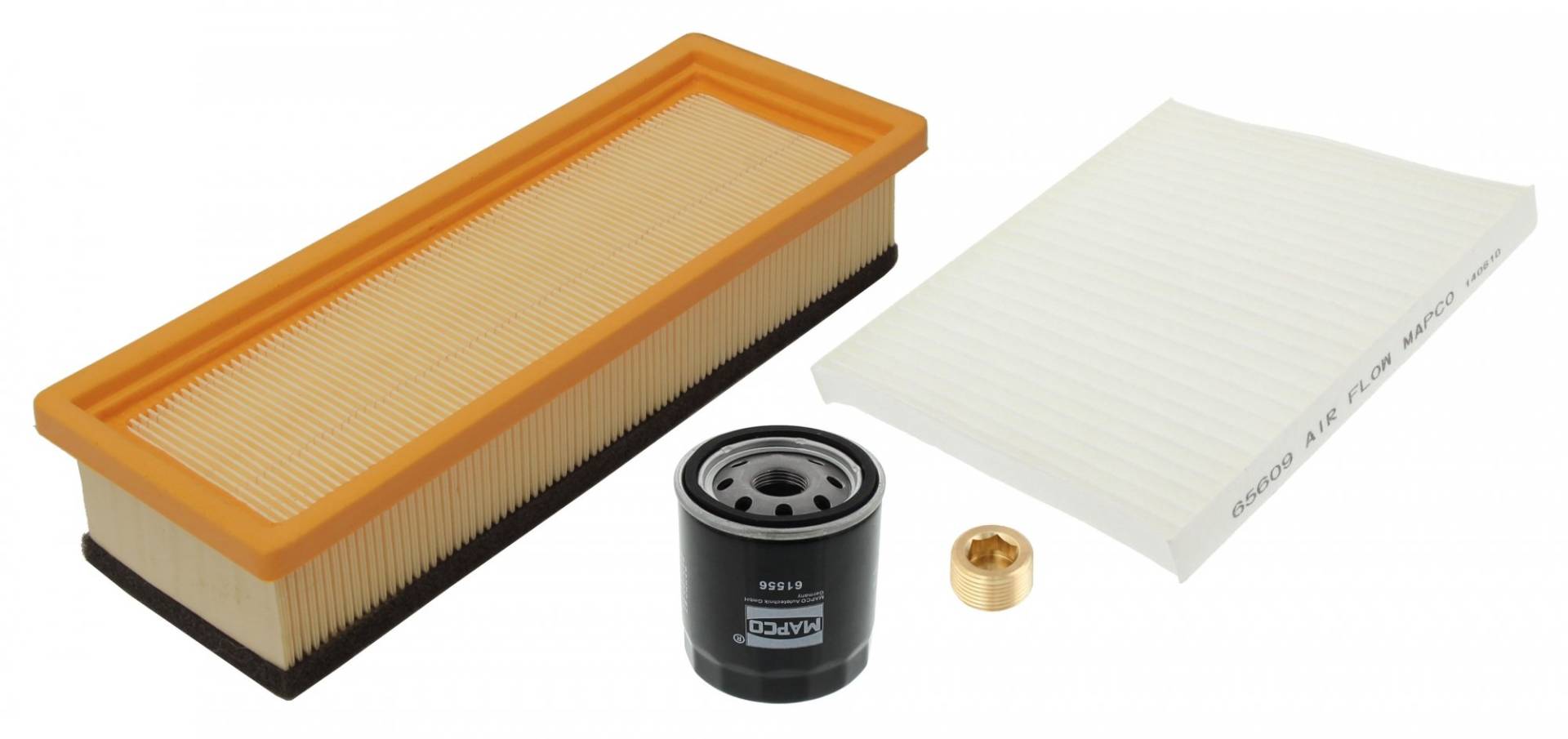 Mapco 68302 Filtersatz Ölfilter Luftfilter Innenraumfilter Ölablaßschraube Mapco 68302 Filtersatz Ölfilter Luftfilter Innenraumfilter Ölablaßschraube von Mapco