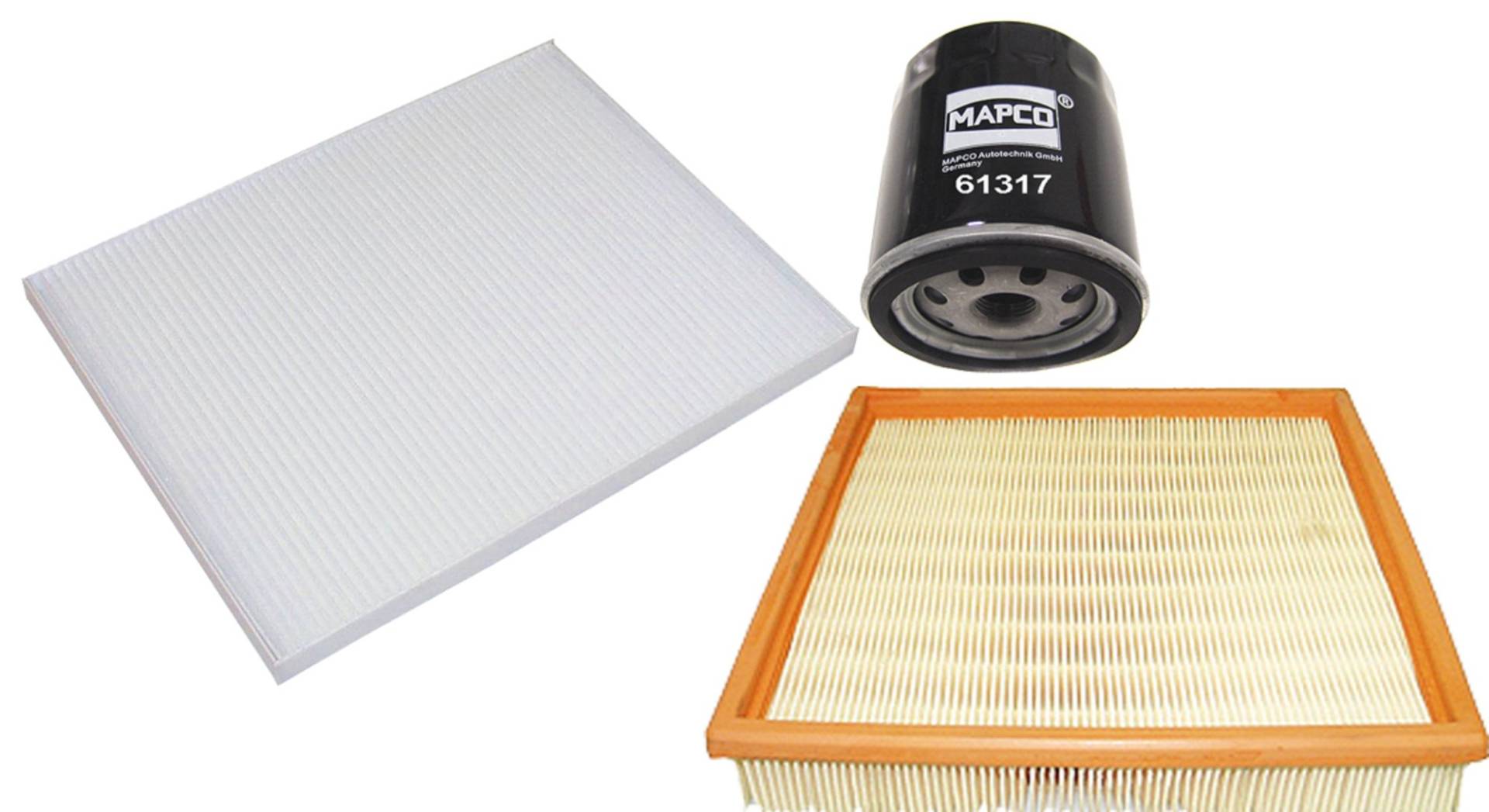 Mapco 68716 Filtersatz Ölfilter Luftfilter Pollenfilter Mapco 68716 Filtersatz Ölfilter Luftfilter Pollenfilter von Mapco