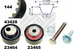 Zahnriemensatz Mapco 23428 Zahnriemensatz Mapco 23428 von Mapco