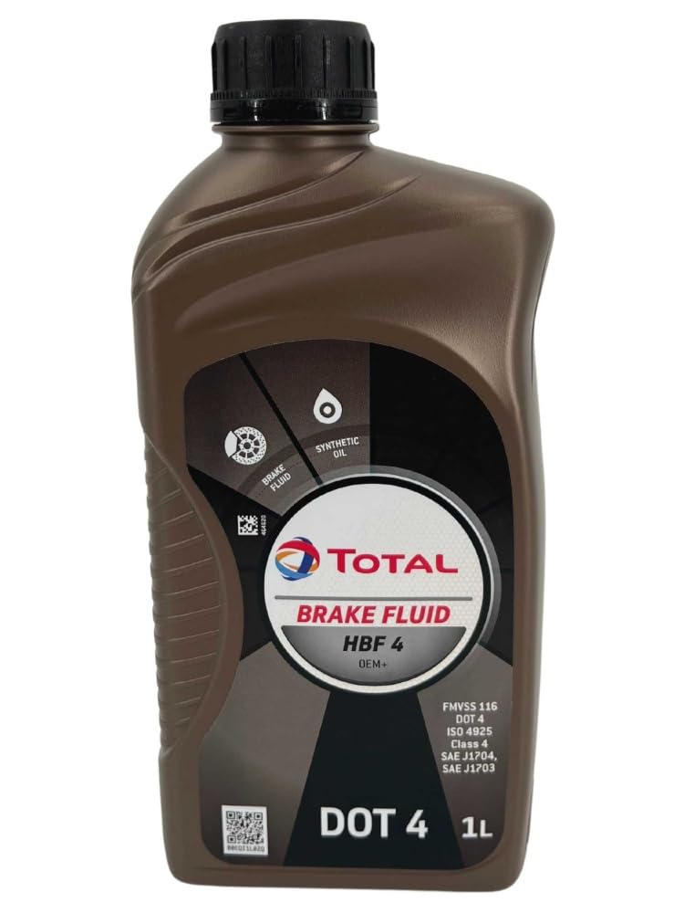 Total Brake Fluid Bremsflüssigkeit HBF 4 OEM+ DOT 4 1 Liter von Total