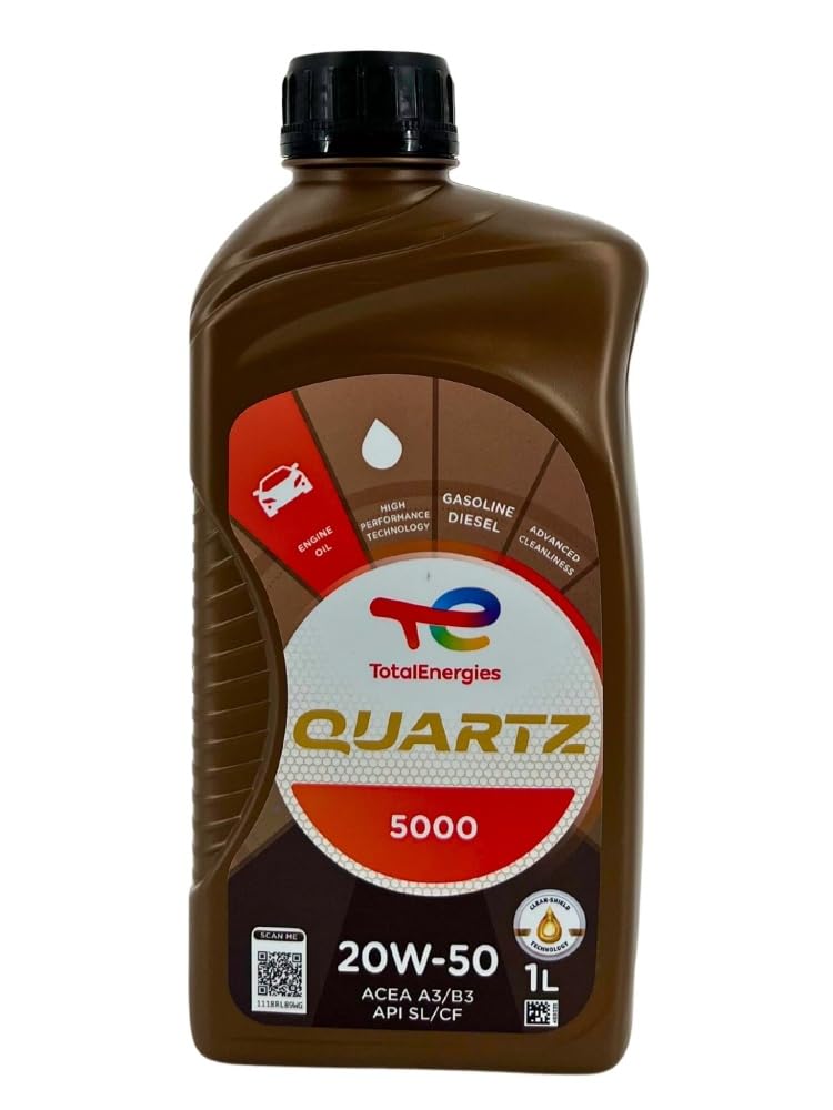 Total Quartz 5000 20W-50 1 Liter von TotalEnergies