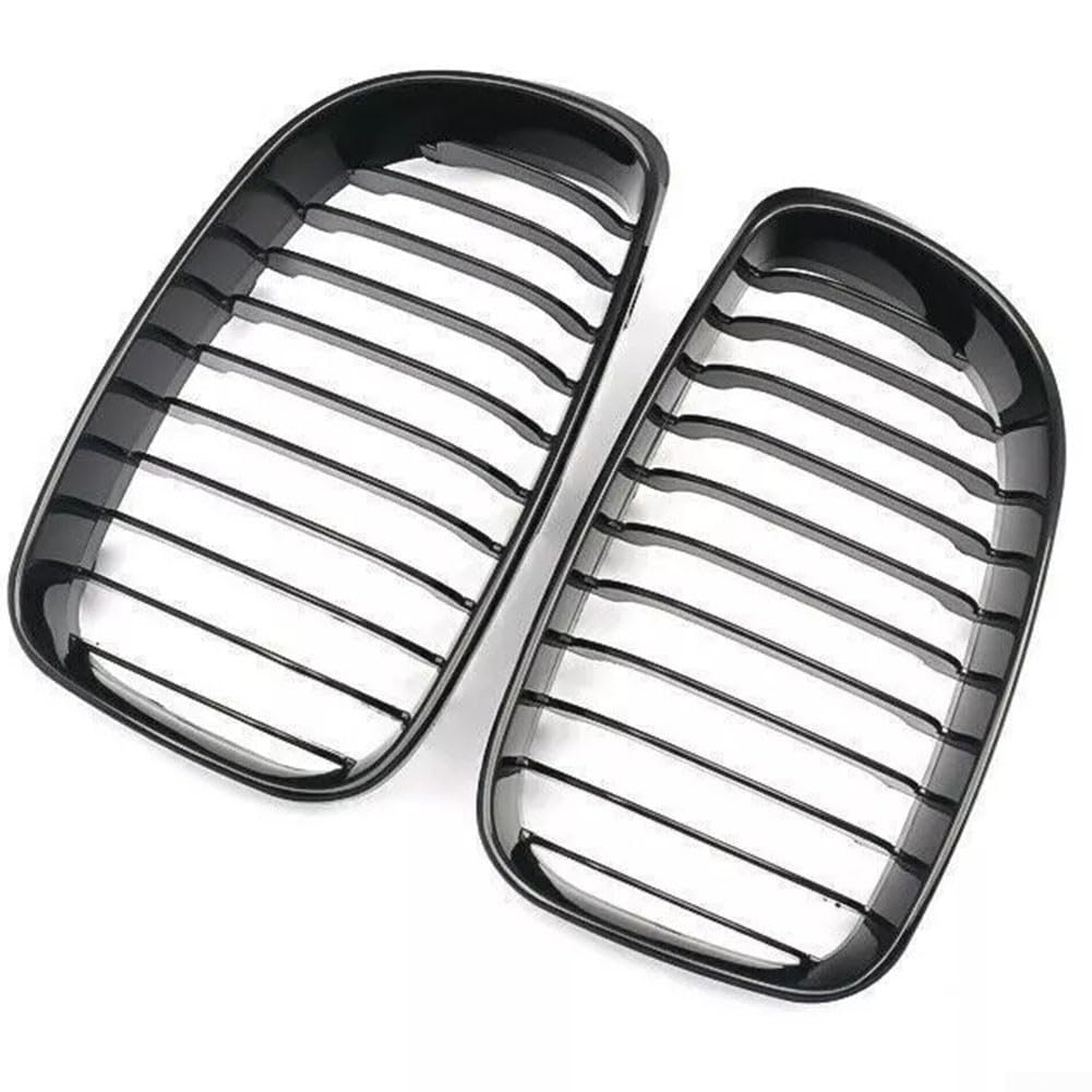 30) Glänzend Schwarz Front Nieren Kühlergrill Set für 1er E81 E87 2007 2011 Schlankes und sportliches Design von Marchfunny