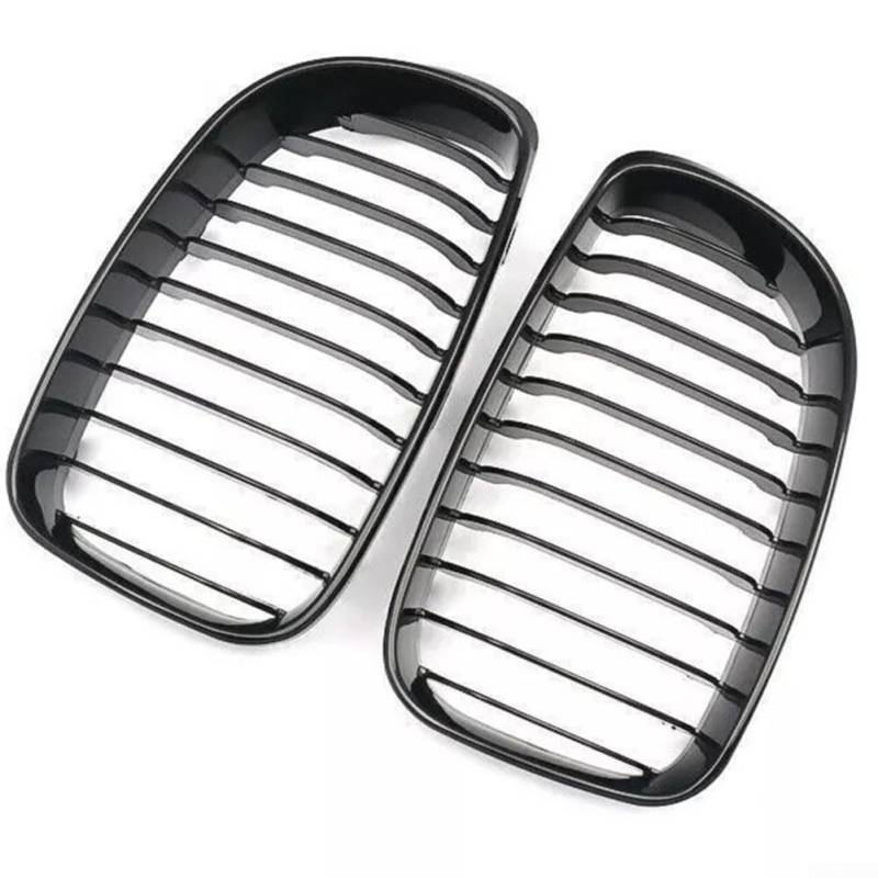 30) Glänzend Schwarz Front Nieren Kühlergrill Set für 1er E81 E87 2007 2011 Schlankes und sportliches Design von Marchfunny