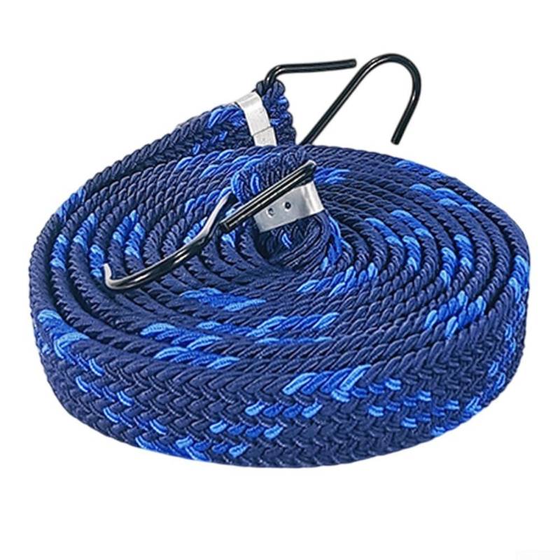 Bungee-Seile mit Hakenlösung zur Sicherung von Gepäck für Sackkarren, Autos und Fahrräder (4 m) von Marchfunny