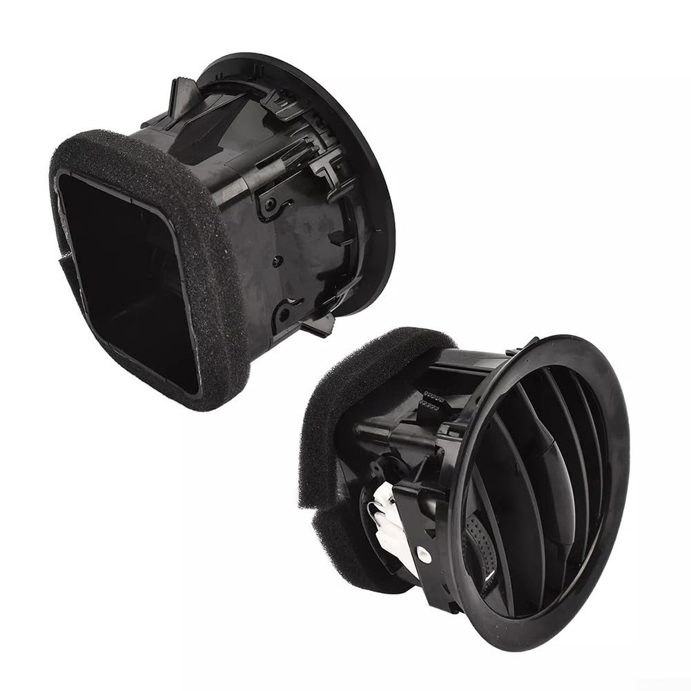 Düsengitter-Set in schwarzem ABS-Material für Opel für ADAM und für CORSA D Fahrzeuge (2 Stück) von Marchfunny