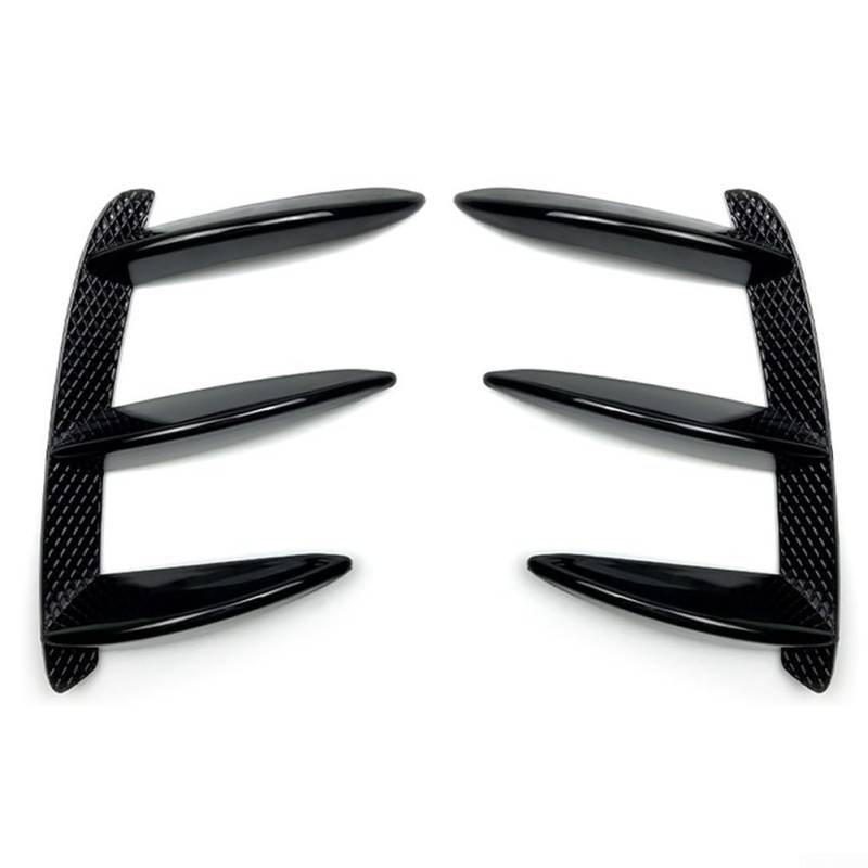 Effektive Heckstoßstange Canards für Mercedes für W176 Fahrzeuge Stilvolle Lüftungsspoiler (glänzendes Schwarz) von Marchfunny