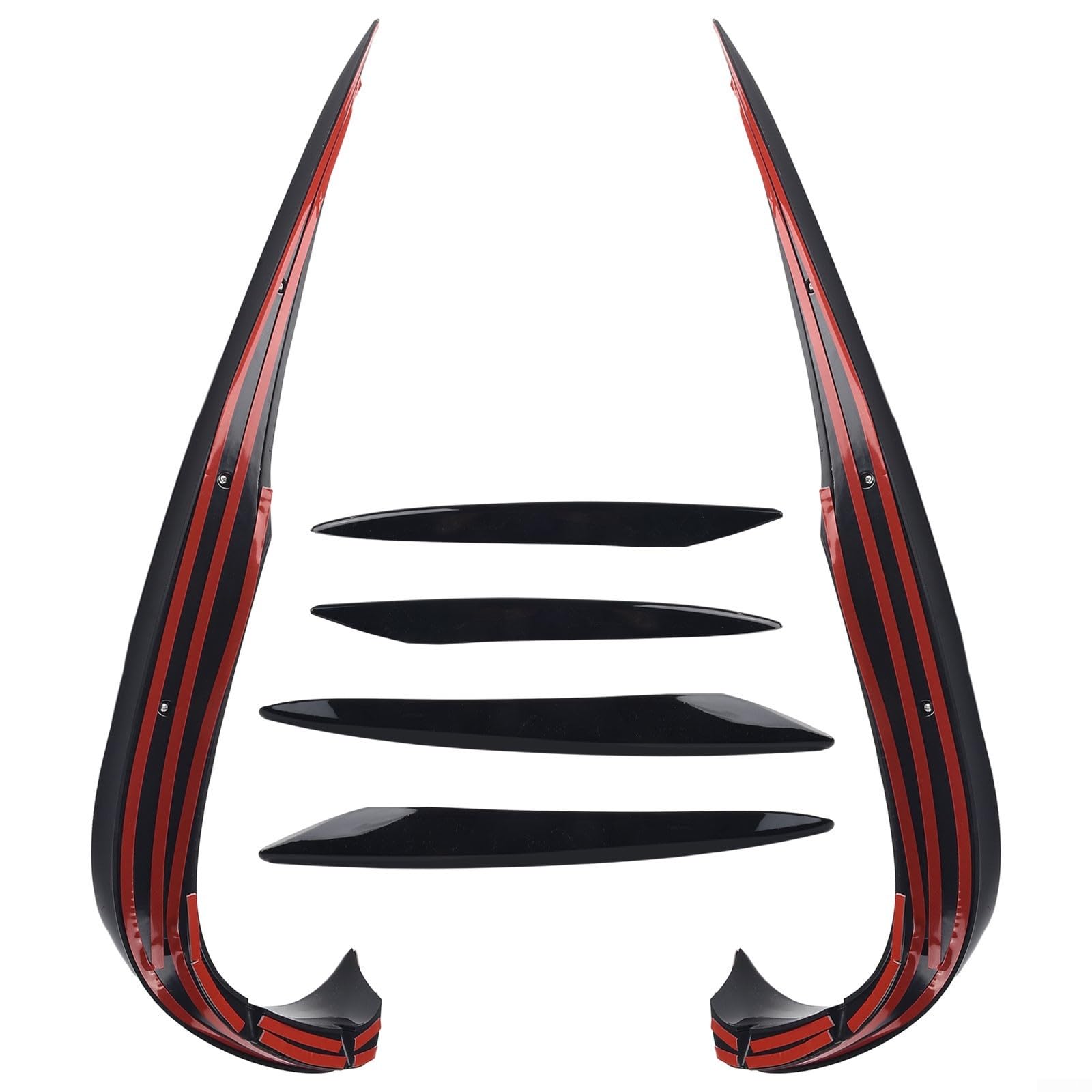 Elevate Your Vehicle's Style Front Bumper Spoiler and Fog Light Trim for MB E Class W213 (Black Set) von Marchfunny