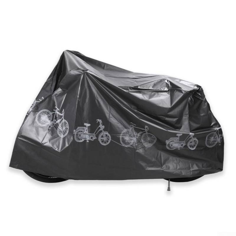 Langlebiger und verschleißfester Regenschutz für Fahrräder und Elektrofahrzeuge, bietet hervorragenden Schutz (350 g, schwarz) von Marchfunny