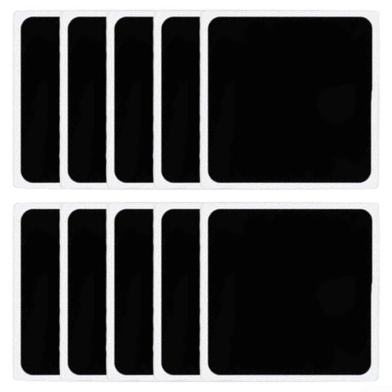 Mühelose Gerätesicherheit mit 10 wiederverwendbaren Silikon-Gel-Pads (schwarz) von Marchfunny