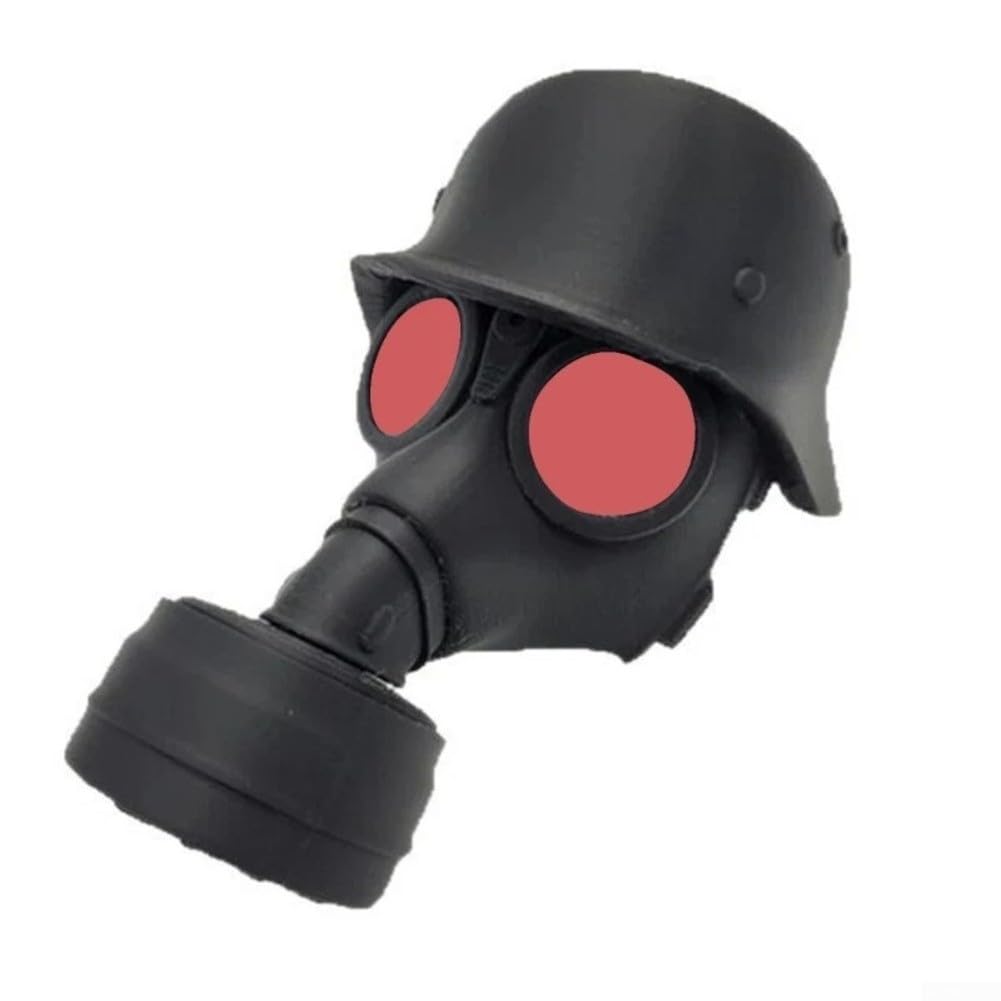 Robuste Abdeckung für Anhängerkupplung mit auffälligem Stahlhelm, minimiert Verletzungsrisiken und schützt die Umgebung (rot) von Marchfunny
