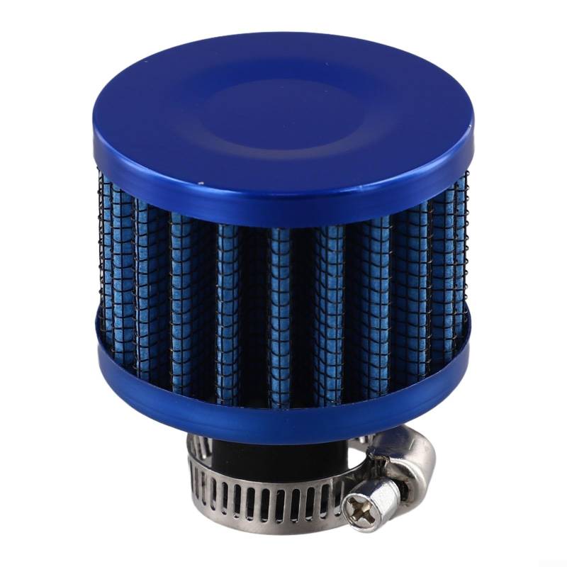 Robuster 12-mm-Kurbelgehäuse-Öl-Luftfilter bietet zuverlässigen Staubschutz in Fahrzeugen (blau) von Marchfunny
