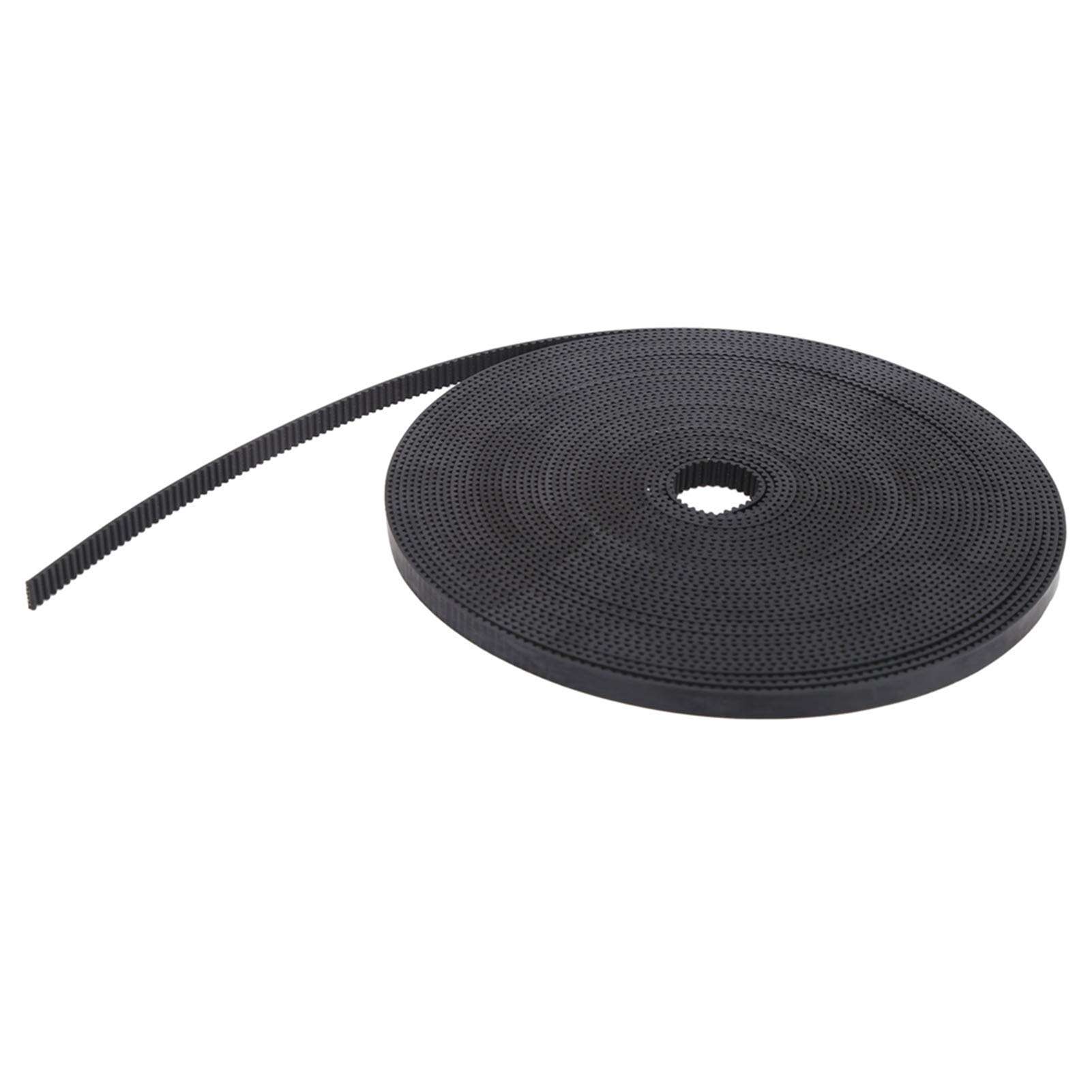 Riemengürtel, 2GT 6 Mm PU -Timinggürtel, Stahlkern Industrielle Synchrongurte Schwarz, Riemengürtel für Lineare Antrieb, Zahnriemen (10 m) von Marhynchus