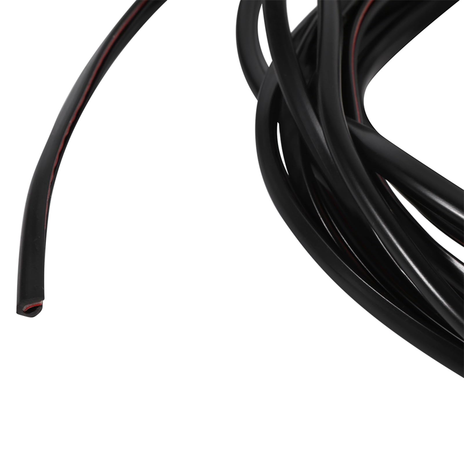 Türformstreifen, 5 -Meter -Tür Formstreifen, Autotür Formtüre Gummi Streifen Trimmschutzschutz, Fahrzeuglemolding (Black) von Marhynchus