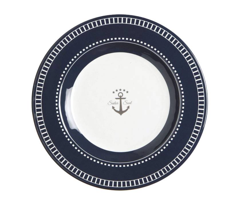 Marine Business Sailor Soul Dessertteller mit Elegantes Design, Mehrfarbig, one Size von Marine Business