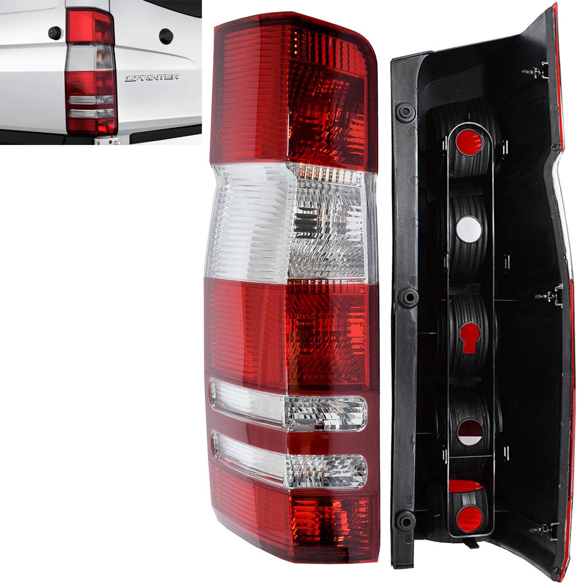 1x Rücklicht Rückleuchte Sprinter W906 Heckleuchte Hinten Links E-Prüf 1x Rücklicht Rückleuchte Sprinter W906 Heckleuchte Hinten Links E-Prüf von PGONA