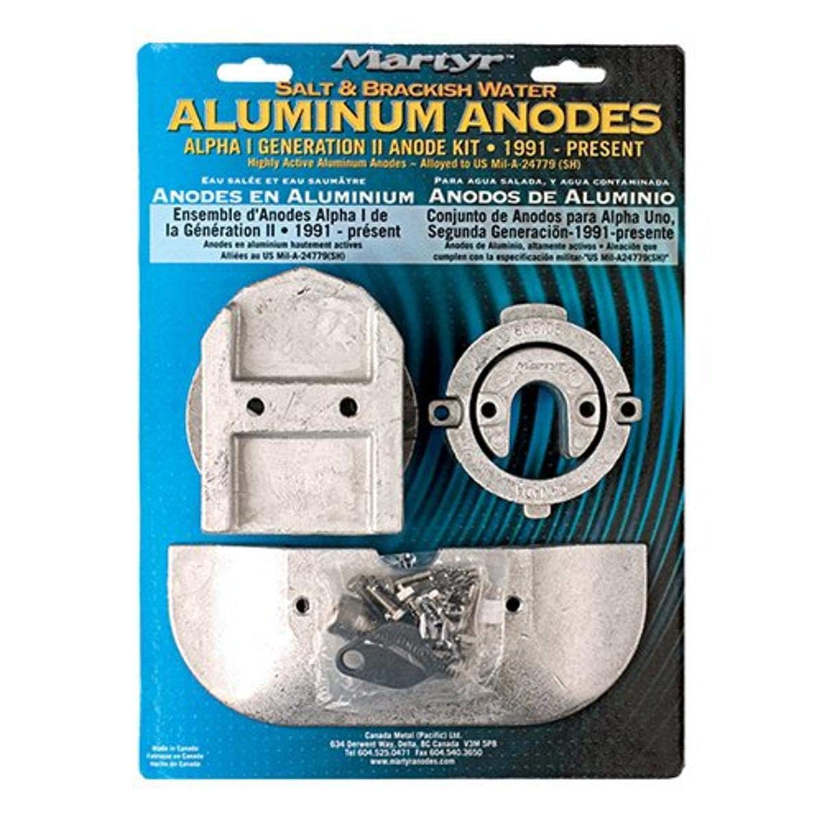 Martyr CMALPHAKITA Aluminiumanoden-Set Mercruiser Alpha I Generation II Martyr CMALPHAKITA Aluminiumanoden-Set Mercruiser Alpha I Generation II von Martyr