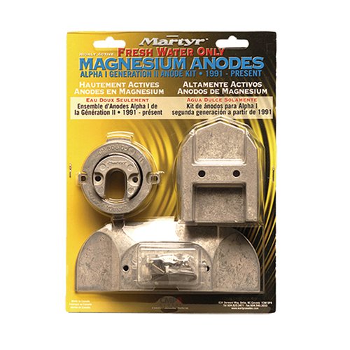 Martyr CMALPHAKITM Magnesiumanoden-Set Mercruiser Alpha I Generation II von Martyr