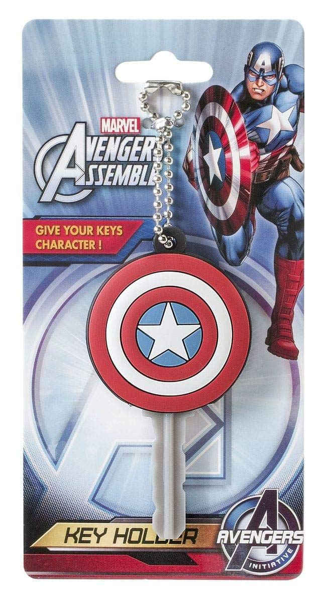 Marvel Captain America Logo PVC Schlüsselhalter Schlüsselanhänger von Marvel