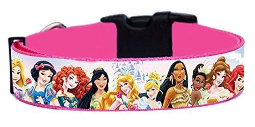 Disney Princess A Hundehalsband Handgemachte Größe XL Mit Hundeleine MultiPosition Matching Collar HandMade von MasTazas