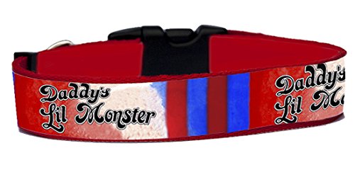 Harley Quinn Hundehalsband Handgemachte Größe L Mit Hundeleine MultiPosition Matching Collar HandMade von MasTazas