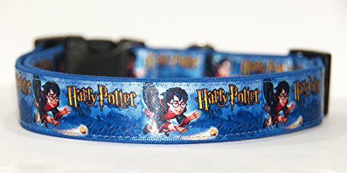 Harry Potter A Hundehalsband Handgemachte Größe XL Mit Hundeleine MultiPosition Matching Collar HandMade von MasTazas