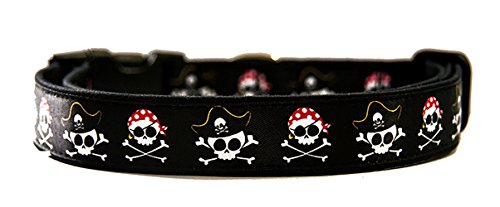 Pirate Skulls Hundehalsband Handgemachte Größe L Mit Hundeleine MultiPosition Matching Collar HandMade von MasTazas
