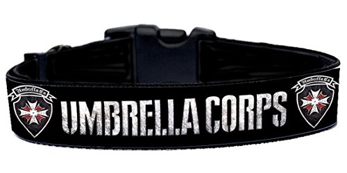 Resident Evil Umbrella Corps Hundehalsband Handgemachte Größe M Mit Hundeleine MultiPosition Matching Collar HandMade von MasTazas