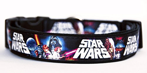 Star Wars Hundehalsband Handgemachte Größe M Mit Hundeleine MultiPosition Matching Collar HandMade von MasTazas