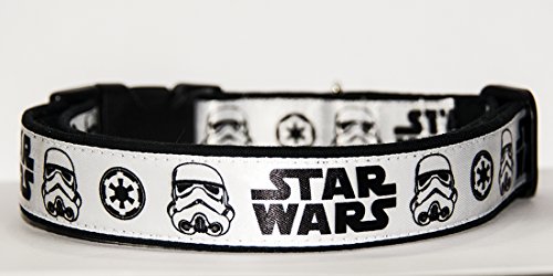 Star Wars Stormtrooper Hundehalsband Handgemachte Größe XL Mit Hundeleine MultiPosition Matching Collar HandMade von MasTazas