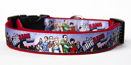The Big Bang Theory Hundehalsband Handgemachte Größe L Mit Hundeleine MultiPosition Matching Collar HandMade von MasTazas