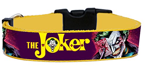 The Joker Batman Hundehalsband Handgemachte Größe L Mit Hundeleine MultiPosition Matching Collar HandMade von MasTazas