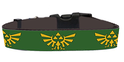 The Legend Of Zelda Hundehalsband Handgemachte Größe M Mit Hundeleine MultiPosition Matching Collar HandMade von MasTazas