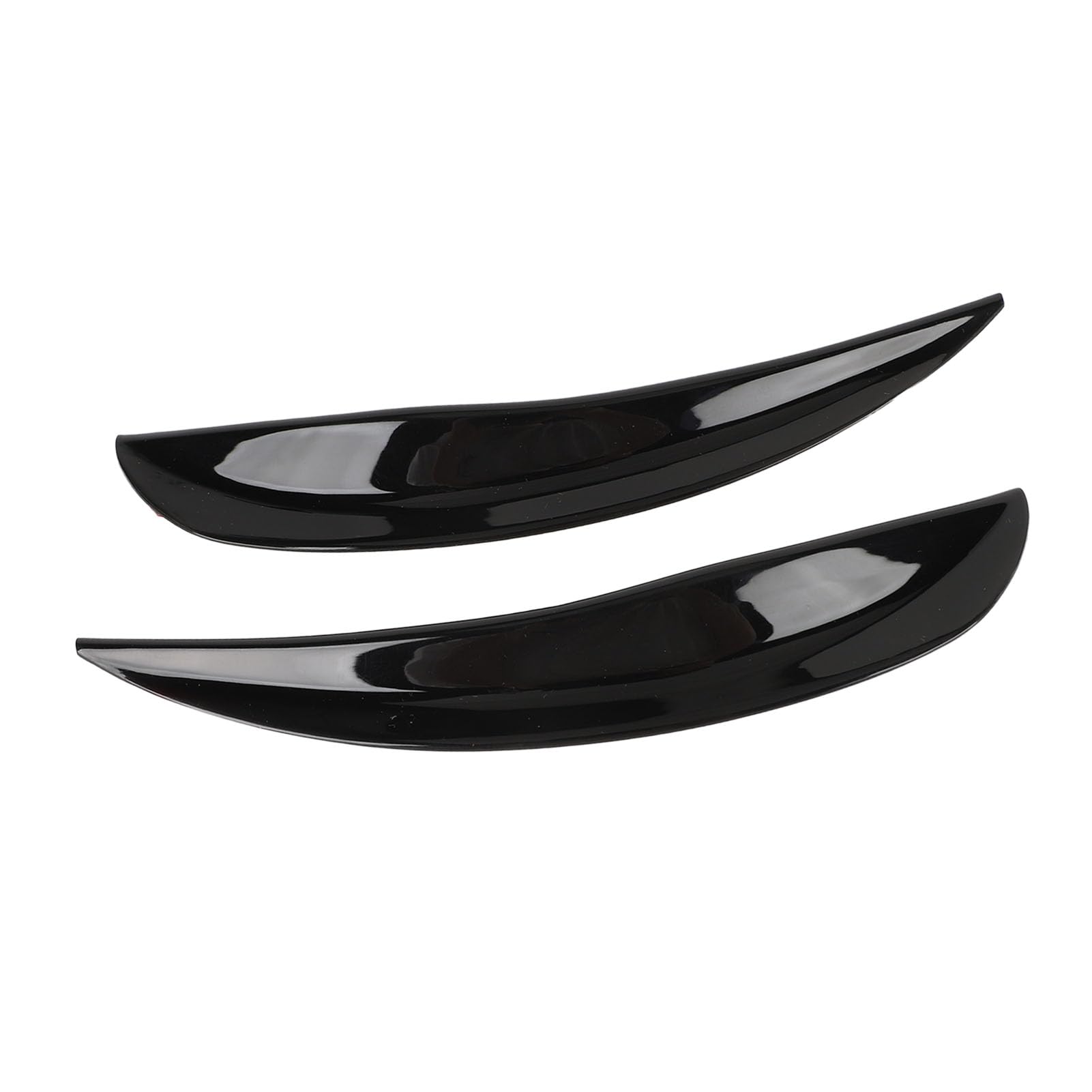 1 Paar Rad Reifen Augenbrauenstreifen 23 cm Links Rechts Kollisionssicher Kratzfestes Anti -Fade -Madguard Flare Bogen Lippenverkleidungsstreifen für Accord (Helles Schwarz) von MasYosh