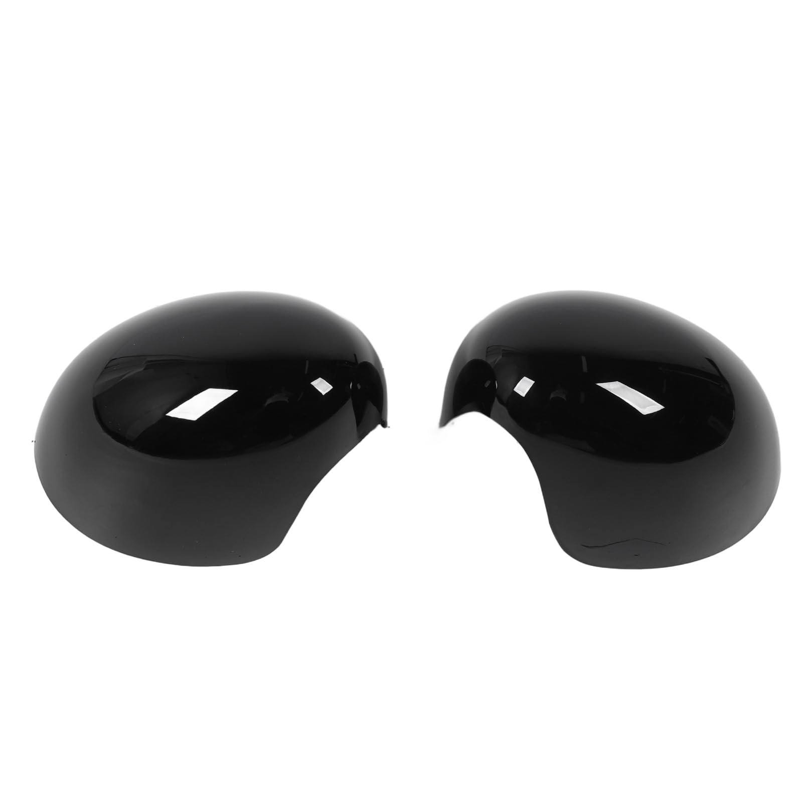 1 Paar Seitens Piegel Kappe Abdeckung 51617401229 Zuverlässiger Schutz Kratz Fest Rückspiegel Gehäuse für F54 F55 F56 F57 F60 (Glänzend schwarz) von MasYosh
