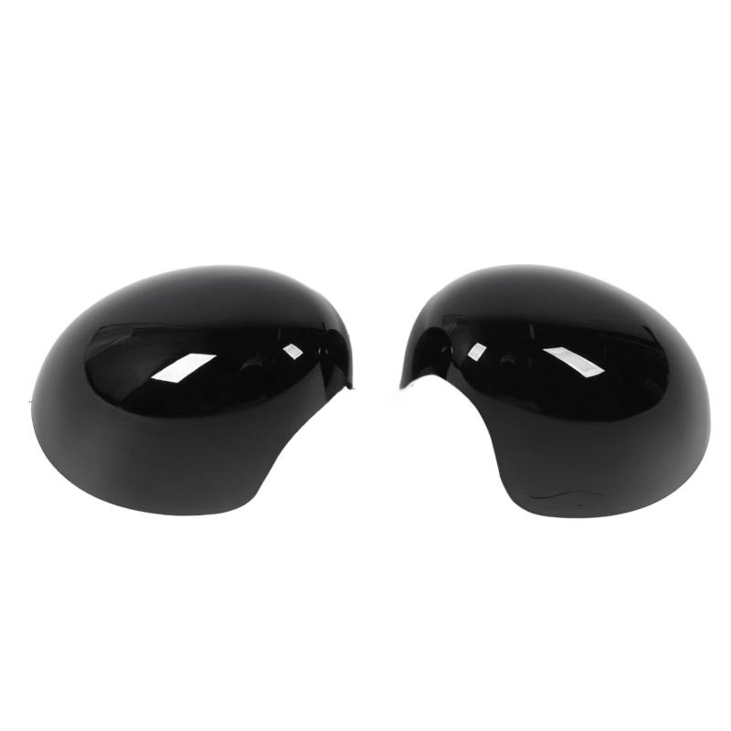 1 Paar Seitens Piegel Kappe Abdeckung 51617401229 Zuverlässiger Schutz Kratz Fest Rückspiegel Gehäuse für F54 F55 F56 F57 F60 (Glänzend schwarz) von MasYosh