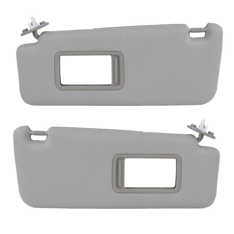 1 Paar Sun Visor 74320-35A91 -B1 Graues Sonnenschutz Visorspiegel mit Make -up -Spiegel -Ersatz für 2010 Bis 2024 von MasYosh