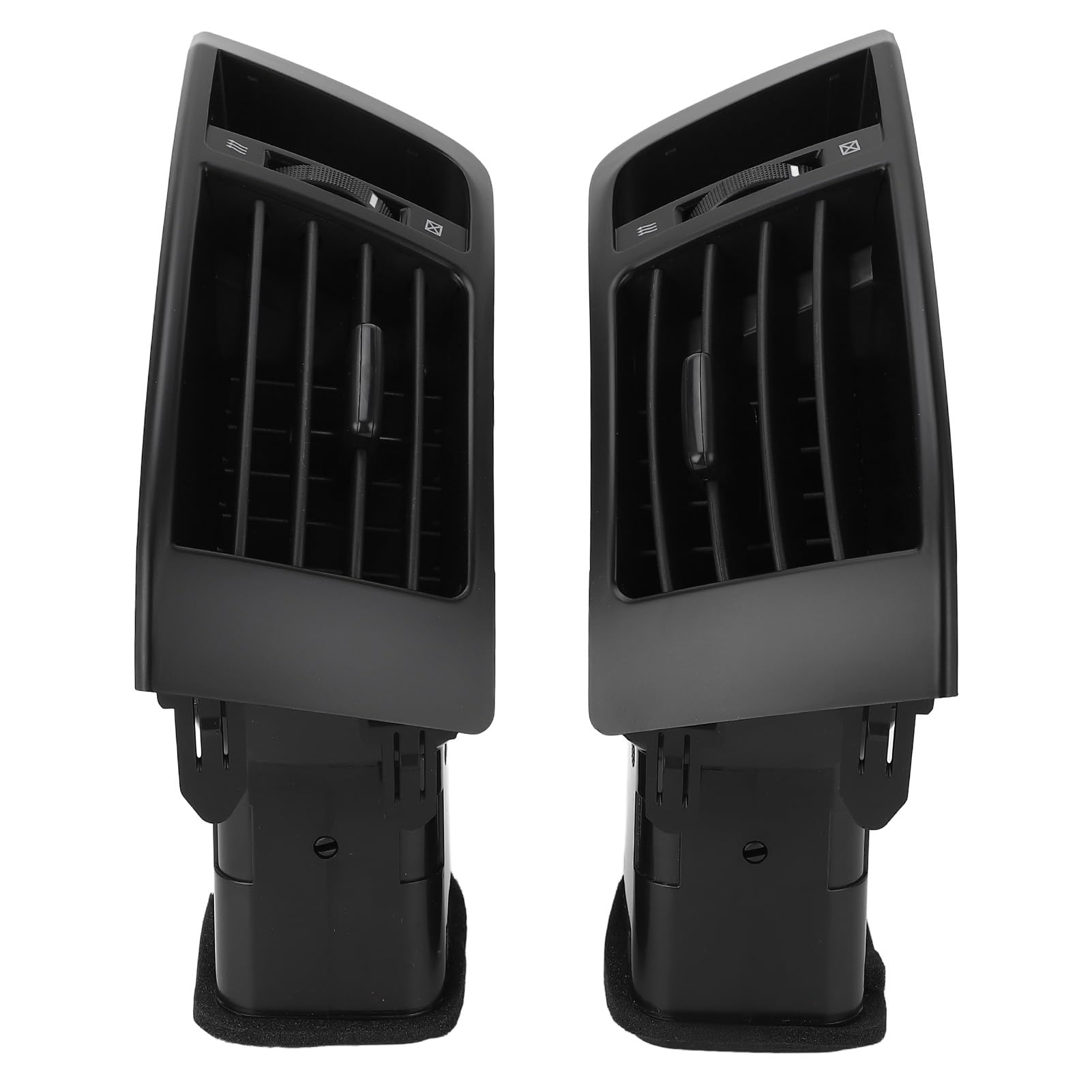 1 Pair Center Console Air Entlast -Outlet -Kühlergrill Verbesserung der Luftzirkulation Stylish Interior für Land Cruiser LC200 2008 Bis 2015 (Schwarz) von MasYosh