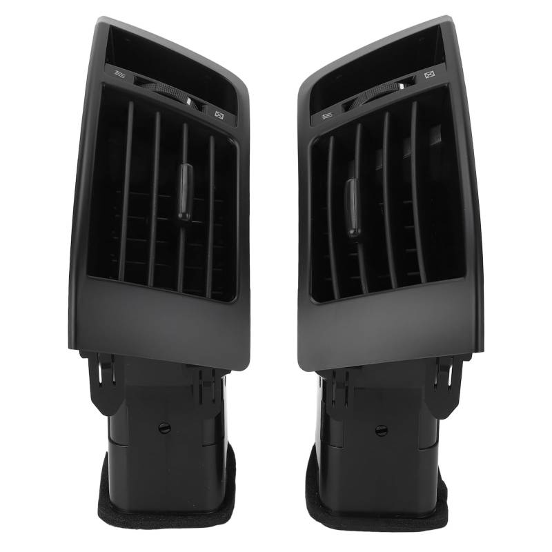 1 Pair Center Console Air Entlast -Outlet -Kühlergrill Verbesserung der Luftzirkulation Stylish Interior für Land Cruiser LC200 2008 Bis 2015 (Schwarz) von MasYosh