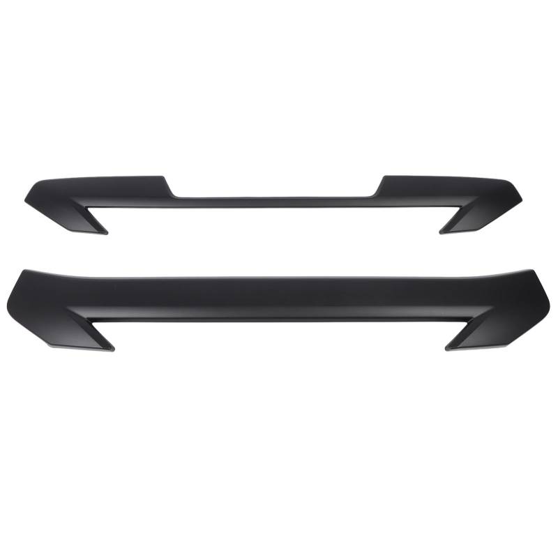 2 PCs Vordere Stoßfänger Grill Trim Matte Black Precise Match Stylish Ersatz für D-Max 2021 Bis 2024 von MasYosh