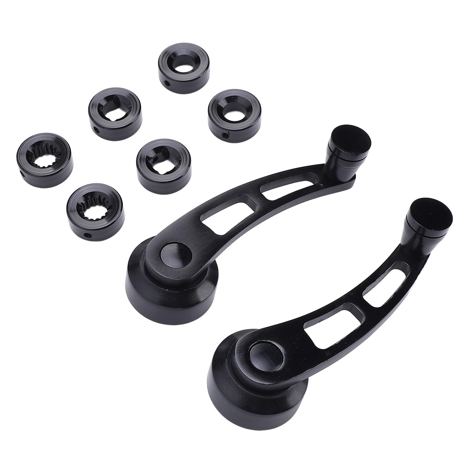4 1/4 Zoll Fensterkurbel Handle Kit Billet Aluminium Black Coating Langleichte Leichtgewicht für Hot Rod 4 1/4 Zoll Fensterkurbel Handle Kit Billet Aluminium Black Coating Langleichte Leichtgewicht für Hot Rod von MasYosh